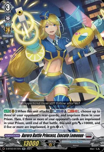 Aurora Battle Princess, Execute Lemonun