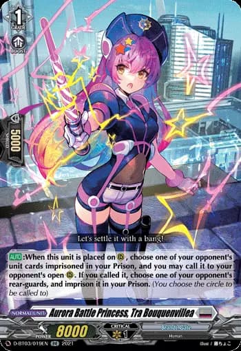 Aurora Battle Princess, Tra Bouquenvillea