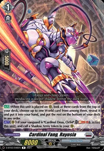 Cardinal Fang, Rayosia