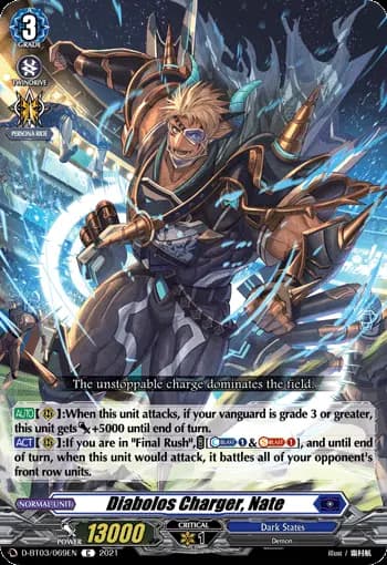 Diabolos Charger, Nate