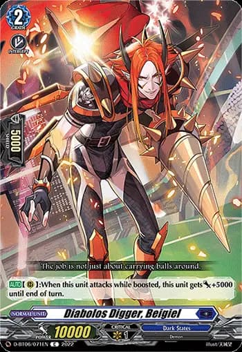 Diabolos Digger, Beigiel