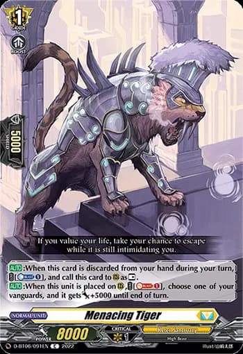 Menacing Tiger