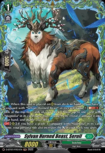 Sylvan Horned Beast, Seroll