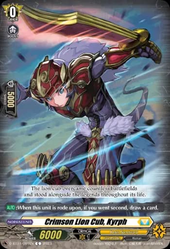 Crimson Lion Cub, Kyrph