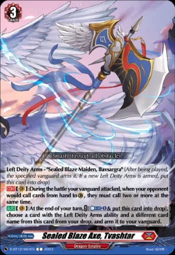 Sealed Blaze Axe, Tvashtar