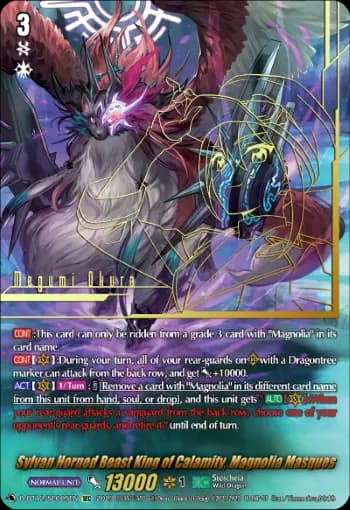 Sylvan Horned Beast King of Calamity, Magnolia Masques
