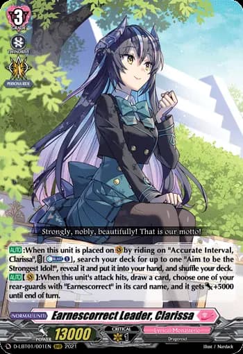 Earnescorrect Leader, Clarissa