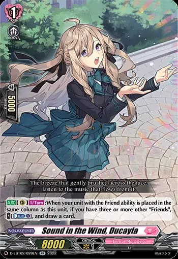 Sound in the Wind, Ducayla