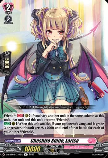 Cheshire Smile, Larisa