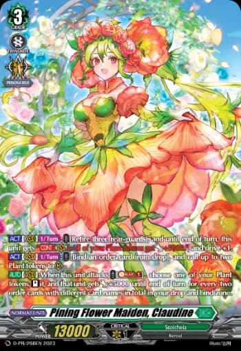 Pining Flower Maiden, Claudine