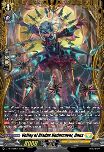 Volley of Blades Undercover, Onux