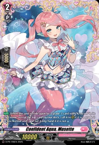 Confident Aqua, Musette
