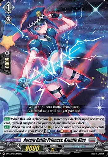 Aurora Battle Princess, Kyanite Blue