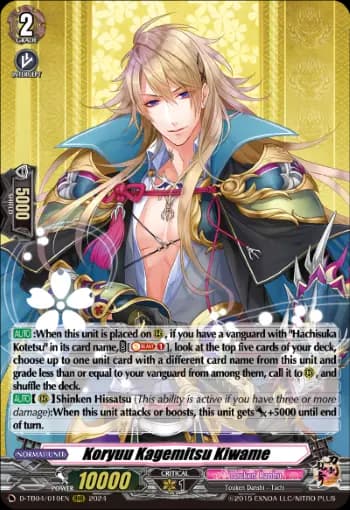Koryuu Kagemitsu Kiwame