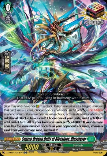 Source Dragon Deity of Blessings, Blessfavor