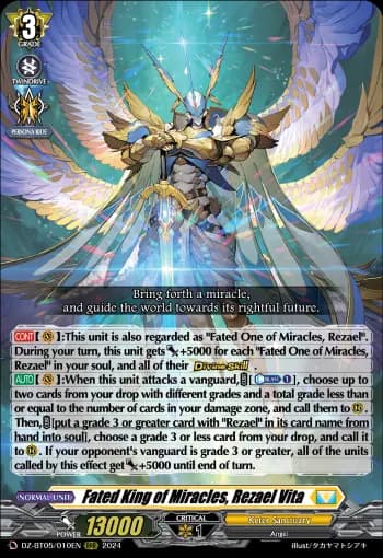 Fated King of Miracles, Rezael Vita
