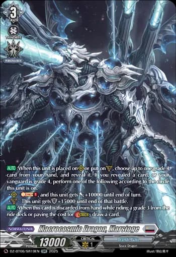 Macrocosmic Dragon, Marstoge