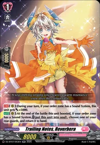 Trailing Notes, Reverbera