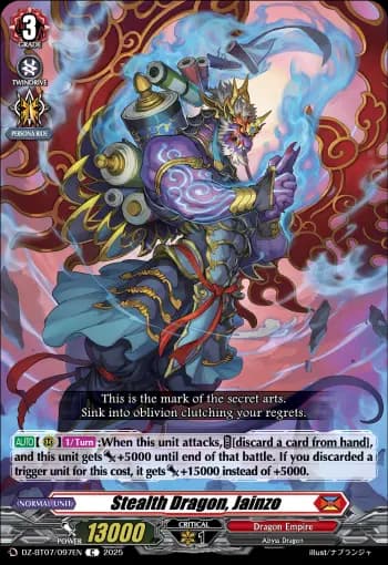 Stealth Dragon, Jainzo