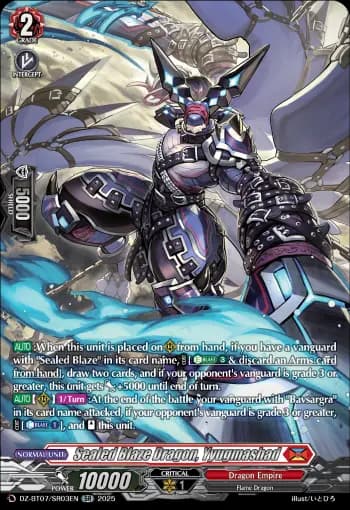 Sealed Blaze Dragon, Yyugmashad