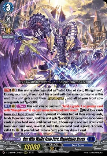 One Who Walks From Zero, Blangdmire Nexus