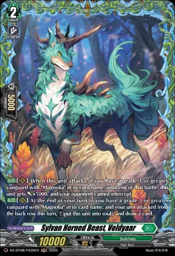 Sylvan Horned Beast, Voldyaar