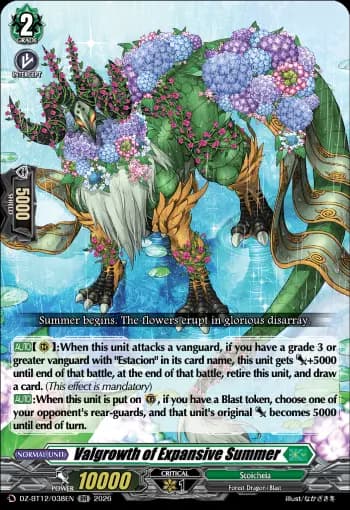 Valgrowth of Expansive Summer