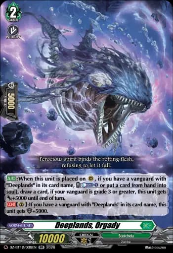 Deeplands, Orgady