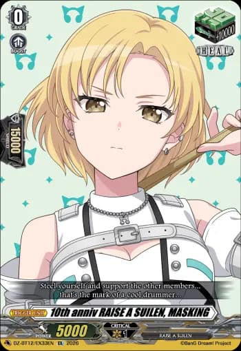 10th anniv RAISE A SUILEN, MASKING