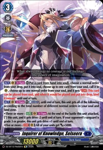 Inquirer of Knowledge, Selseera