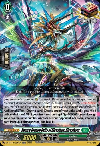 Source Dragon Deity of Blessings, Blessfavor