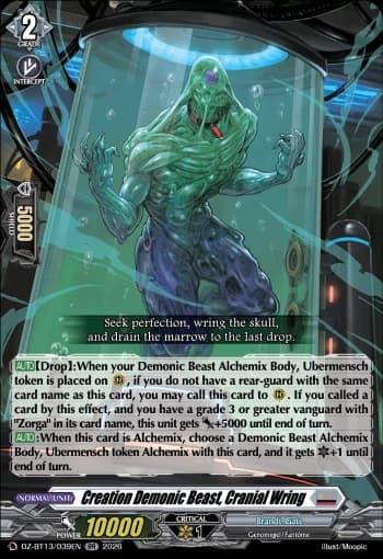 Creation Demonic Beast, Cranial Wring