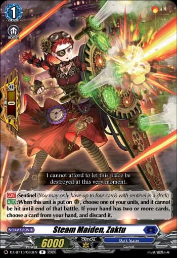 Steam Maiden, Zaktu