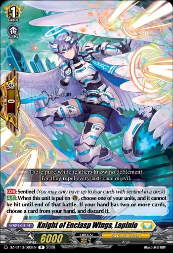 Knight of Enclasp Wings, Lapinio
