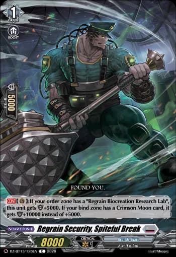Regrain Security, Spiteful Break