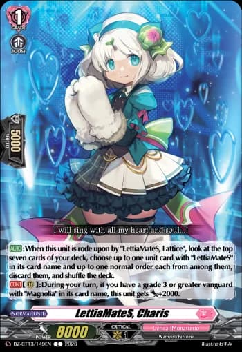 LettiaMateS, Charis