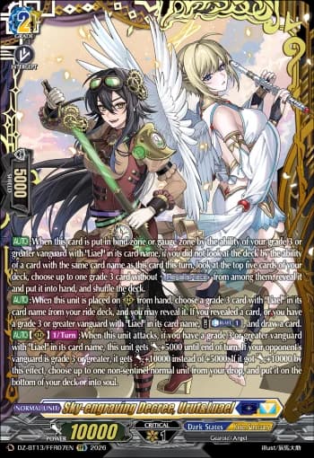 Sky-engraving Decree, Urut&Luael