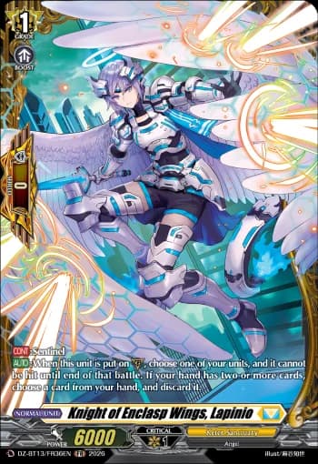 Knight of Enclasp Wings, Lapinio