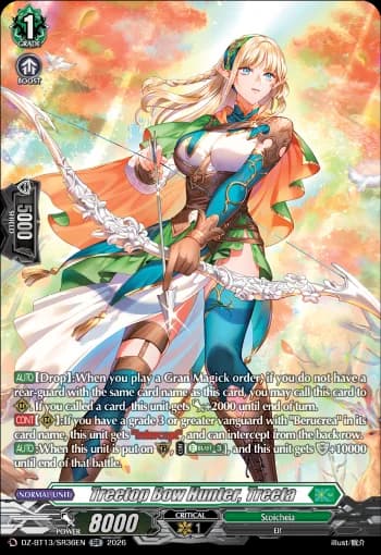 Treetop Bow Hunter, Treeta