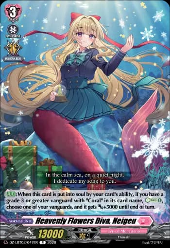 Heavenly Flowers Diva, Neigeu