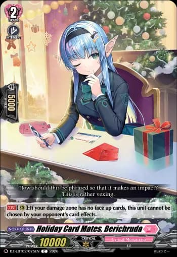 Holiday Card Mates, Berichruda