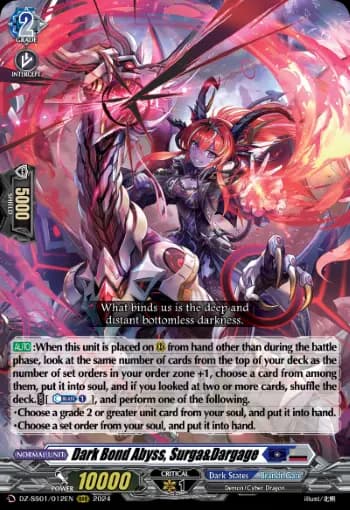Dark Bond Abyss, Surga&Dargage