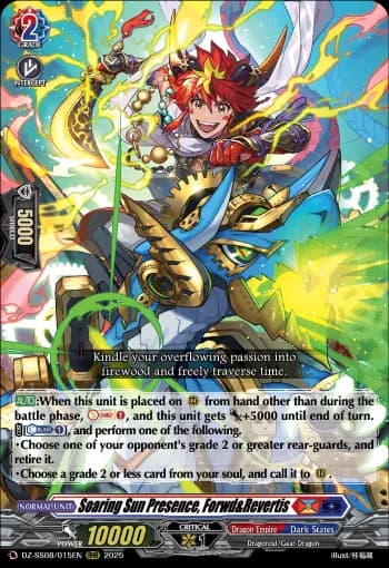Soaring Sun Presence, Forwd&Revertis