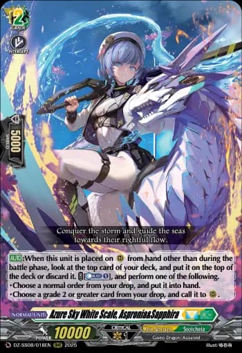Azure Sky White Scale, Aspronia&Sapphira