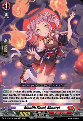 Stealth Fiend, Shenryi