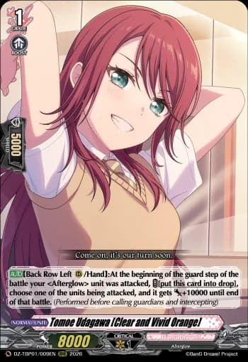 Tomoe Udagawa [Clear and Vivid Orange]