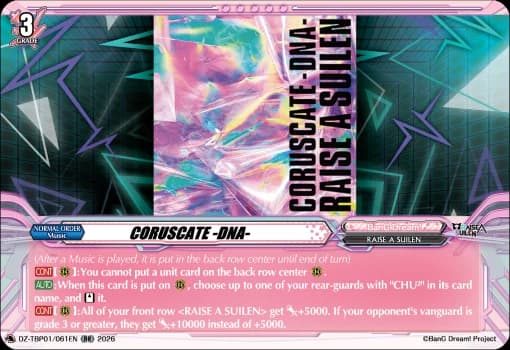 CORUSCATE -DNA-