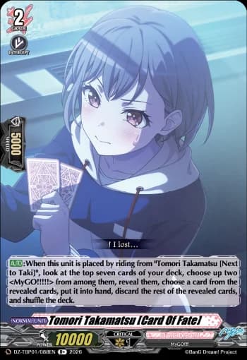 Tomori Takamatsu [Card Of Fate]
