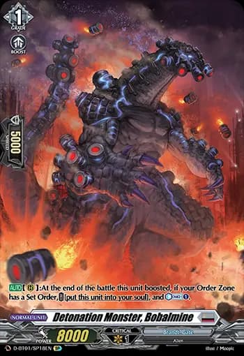 Detonation Monster, Bobalmine
