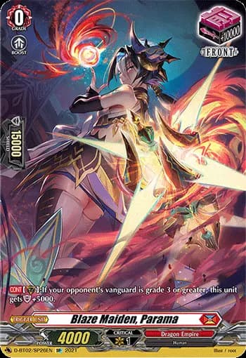 Blaze Maiden, Parama